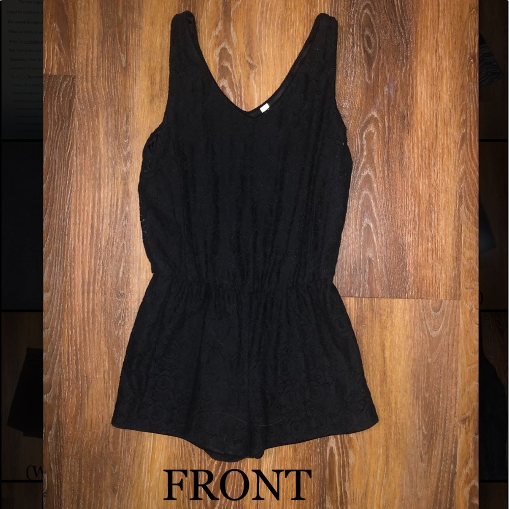 Xhilaration Black Romper size M/M